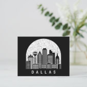 Dallas Texas Skyline Briefkaart (Staand voorkant)