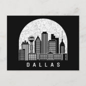 Dallas Texas Skyline Briefkaart (Voorkant)
