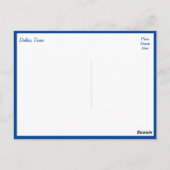 Dallas, Texas Skyline, Briefkaart Verenigde Staten (Achterkant)