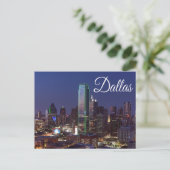 Dallas, Texas Skyline, Briefkaart Verenigde Staten (Staand voorkant)