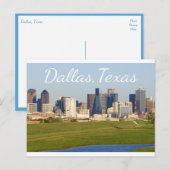 Dallas, Texas Skyline, Briefkaart Verenigde Staten (Voorkant / Achterkant)