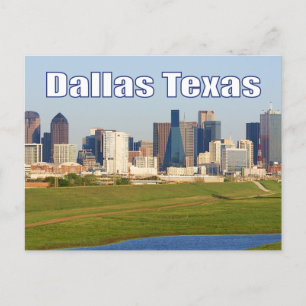 Dallas, Texas Skyline, Briefkaart Verenigde Staten