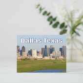 Dallas, Texas Skyline, Briefkaart Verenigde Staten (Staand voorkant)