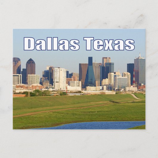 Dallas, Texas Skyline, Briefkaart Verenigde Staten (Voorkant)