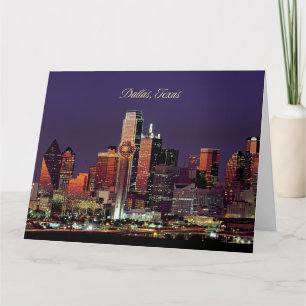 Dallas, Texas skyline Kaart