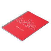Dallas Texas Skyline Notitieboek (Linkerzijde)