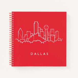 Dallas Texas Skyline Notitieboek