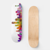 Dallas Texas Skyline Persoonlijk Skateboard (Voorkant)
