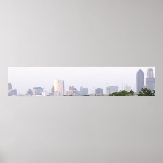 Dallas, Texas Skyline Poster (Voorkant)