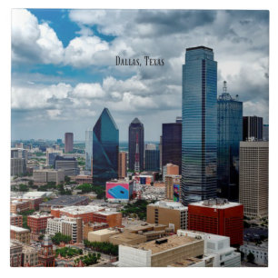 Dallas, Texas skyline Tegeltje