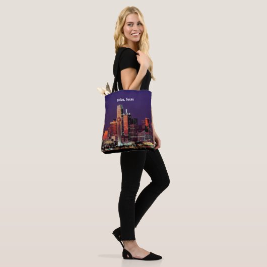 Dallas, Texas Skyline Tote Bag (Op model)