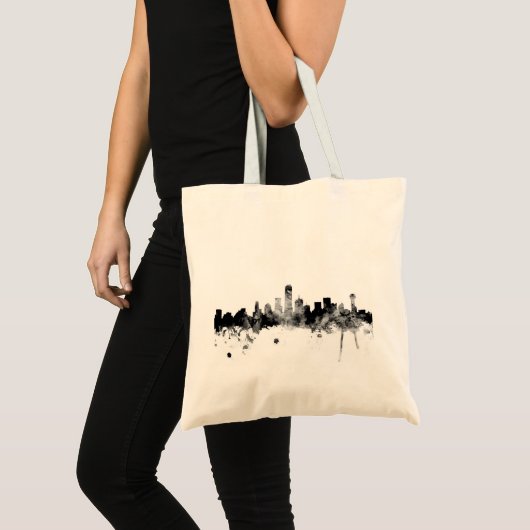 Dallas Texas Skyline Tote Bag (Voorkant (product))