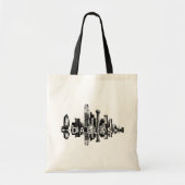 Dallas, Texas skyline Tote Bag (Voorkant)