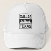 Dallas texas skyline trucker pet (Voorkant)