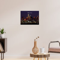 Dallas, Texas skyline zicht,