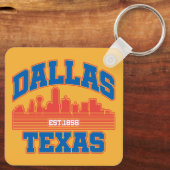 Dallas, Texas Sleutelhanger (Achterkant)