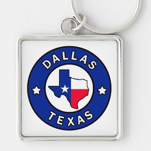 Dallas Texas Sleutelhanger (Voorkant)