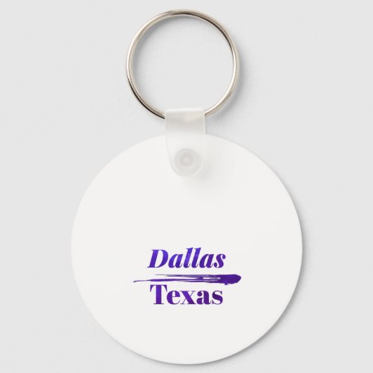 Dallas Texas Sleutelhanger (Voorkant)