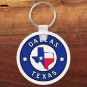Dallas Texas Sleutelhanger (Voorkant)