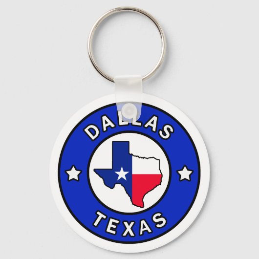 Dallas Texas sleutelhanger (Voorkant)