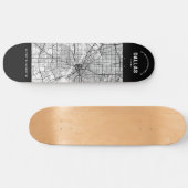 Dallas, Texas Stadsplattegrond Skateboard (Horizontaal)