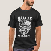 Dallas Texas Star Sticks Funny Hockey Team  T-shirt (Voorkant)