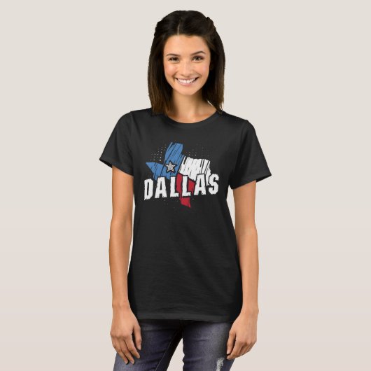 Dallas Texas T-shirt (Voorkant volledig)