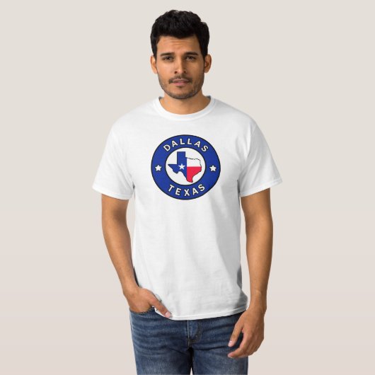 Dallas Texas T-shirt (Voorkant volledig)