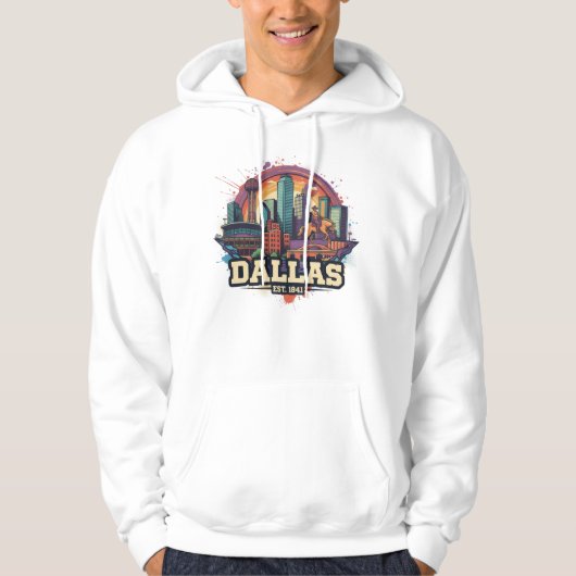 Dallas Texas T-shirt | Lone Star State City Pride (Voorkant)