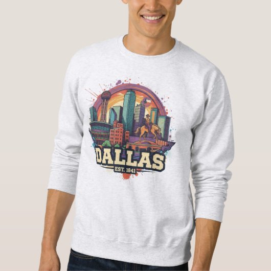 Dallas Texas T-shirt | Lone Star State City Pride (Voorkant)
