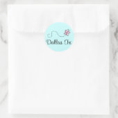Dallas Texas T-shirt Ronde Sticker (Tas)