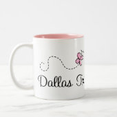  Dallas Texas T-shirt Tweekleurige Koffiemok (Links)