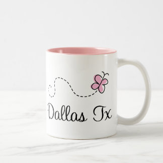  Dallas Texas T-shirt Tweekleurige Koffiemok
