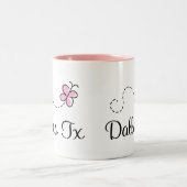  Dallas Texas T-shirt Tweekleurige Koffiemok (Center)