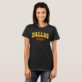 Dallas Texas Throwback Classic T-shirt (Voorkant volledig)