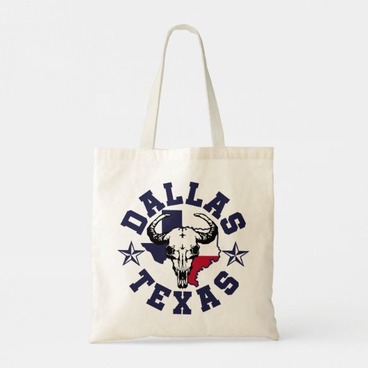 Dallas, Texas Tote Bag (Achterkant)
