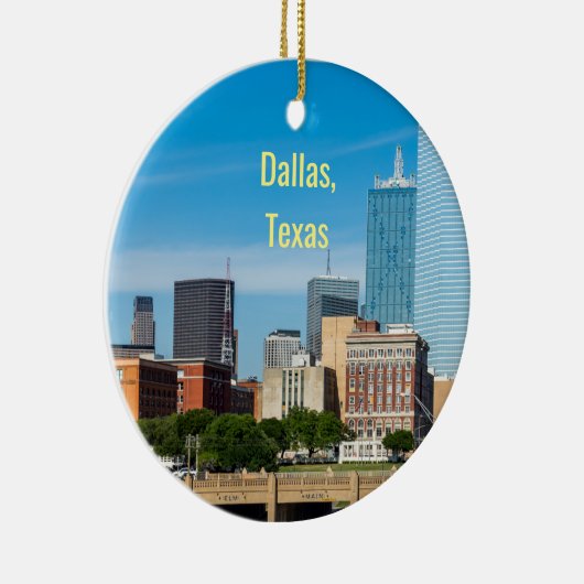 Dallas, Texas, tweezijdige ornament (Rechts)