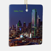 Dallas, Texas uitzicht, Keramisch Ornament (Rechts)