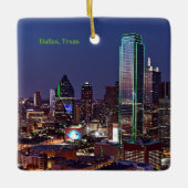 Dallas, Texas uitzicht, Keramisch Ornament (Voorkant)