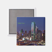 Dallas, Texas uitzicht, Magneet (Voorkant / Achterkant)