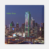 Dallas, Texas uitzicht, Magneet (Voorkant)