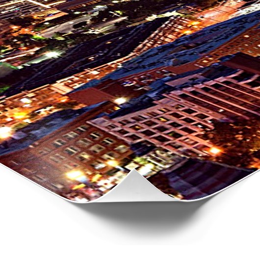 Dallas, Texas uitzicht, Perfect Poster (Hoek)