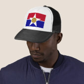 Dallas Texas Vlag Trucker Pet (In situ)