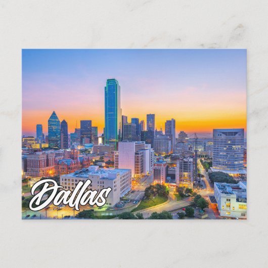 Dallas, Texas, VS Briefkaart (Voorkant)