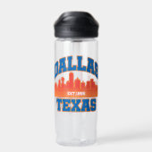 Dallas, Texas Waterfles (Achterkant)