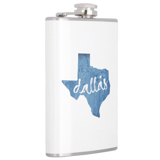 Dallas, Texas Wood Grain Heupfles (Rechts)