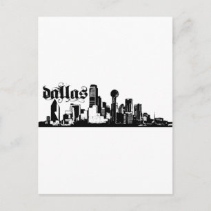 Dallas Texas, zet je stad aan Briefkaart