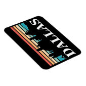 Dallas Texas  Zonsondergang Cityscape Magneet (Rechterzijde)