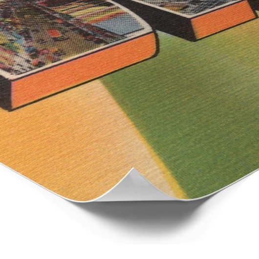 Dallas, TexasLarge Letter ScenesDallas, TX Poster (Hoek)