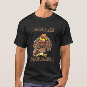 Dallas Thanksgiving Day Football Texas Distress T-shirt